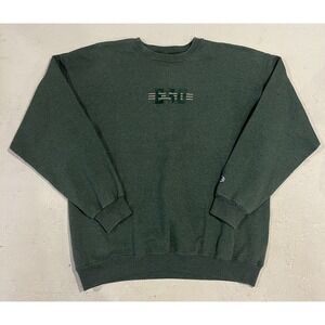 Vintage Champion East Stroudsburg University Sweatshirt Crewneck‎ Mens L Green